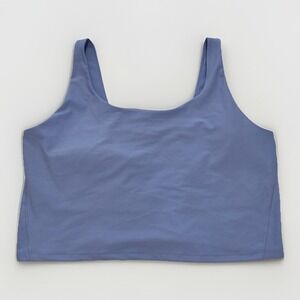 Old Navy Women's Active Powersoft‎ Tank Top Plus Size 3X-Sky Blue-Removable Pads